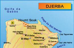 Место съемок «Звездных войн» — остров Джерба на карте Тунис сусс джерба карта
